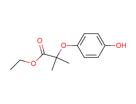 2-(4-hydroxyphenoxy)-2-methyl propionic acid ethyl ester