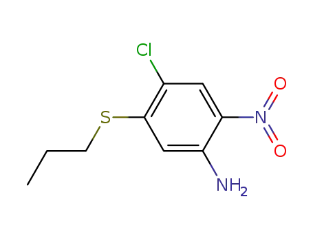 4-chloro-2-nitro-5-propylsulfanyl-phenylamine