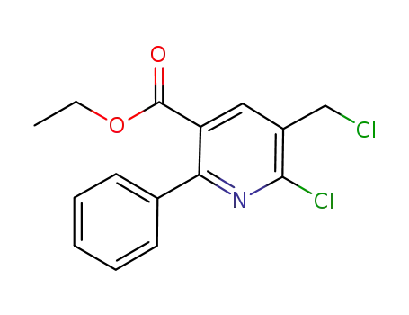 ethyl-6-chloro-5-(chloromethyl)-2-phenylnicotinate