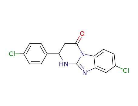 7-chloro-2-(4-chlorophenyl)-1,2,3,4-tetrahydropyrimido[1,2-a]benzimidazol-4-one