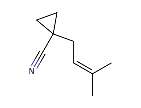 1-(3-methylbut-2-enyl)cyclopropanecarbonitrile