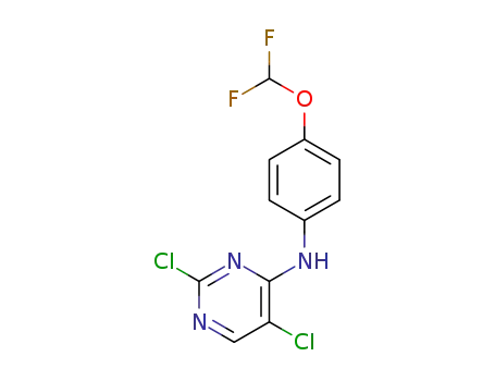 2,5-dichloro-N-(4-(difluoromethoxy)phenyl)pyrimidin-4-amine