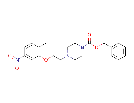 benzyl 4-[2-(2-methyl-5-nitrophenoxy)ethyl]piperazine-1-carboxylate