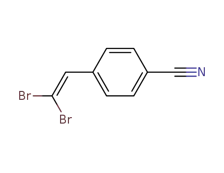 2,2-dibromo-1-(4-cyanophenyl)ethene