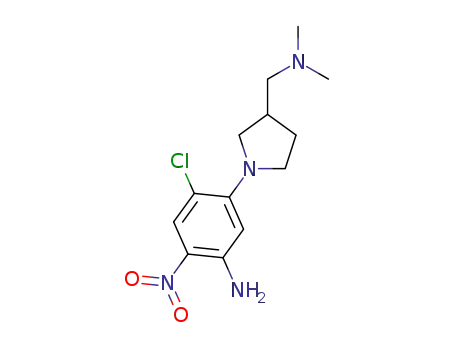4-chloro-5-(3-dimethylaminomethyl-pyrrolidin-1-yl)-2-nitroaniline