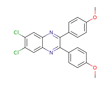 6,7-dichloro-2,3-bis(4-methoxyphenyl)quinoxaline