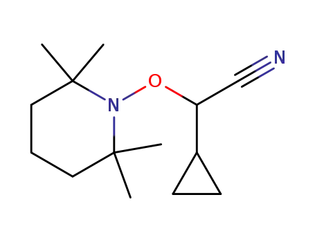 2-cyclopropyl-2-(2,2,6,6-tetramethylpiperidin-1-yloxy)acetonitrile