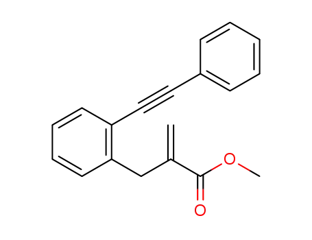 methyl 2-(2-(phenylethynyl)benzyl)acrylate