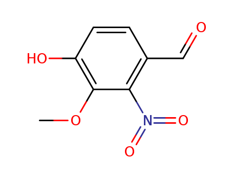 Benzaldehyde,4-hydroxy-3-methoxy-2-nitro-