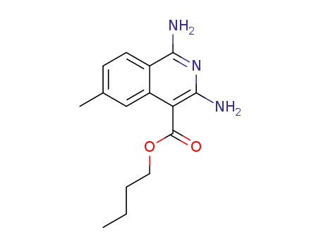 butyl 1,3-diamino-6-methylisoquinoline-4-carboxylate