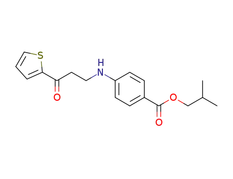 isobutyl 4-(3-oxo-3-(thiophen-2-yl)propylamino)benzoate