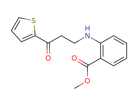 methyl 2-(3-oxo-3-(thiophen-2-yl)propylamino)benzoate
