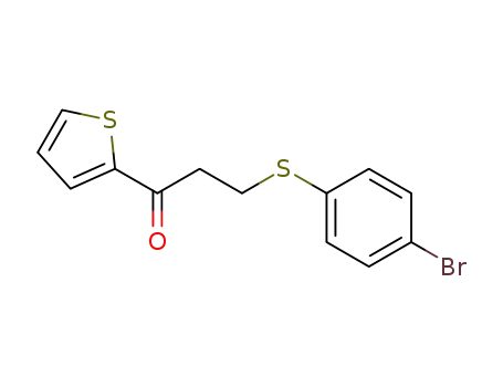 3-(4-bromophenylthio)-1-(thiophen-2-yl)-1-propanone