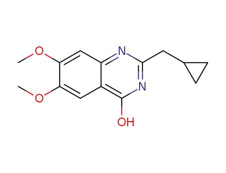 2-(cyclopropylmethyl)-6,7-dimethoxyquinazolin-4-ol