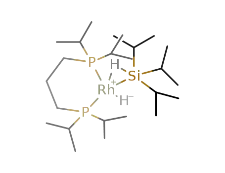 [Rh(H)(η2-HSiiPr3)(1,3-bis(diisopropylphosphino)propane)]