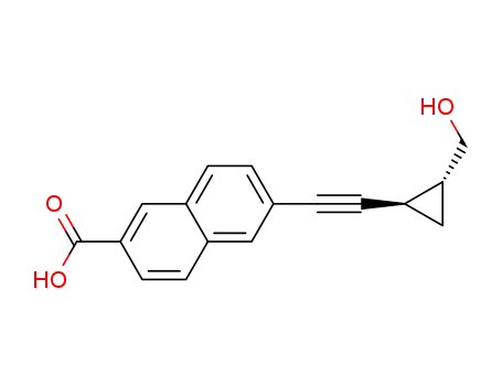 6-(((trans)-2-(hydroxymethyl)cyclopropyl)ethynyl)-2-naphthoic acid