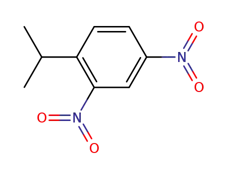 Molecular Structure of 89-07-6 (2,4-dinitrocumene)