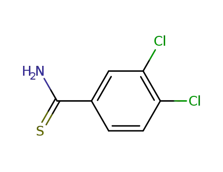 Molecular Structure of 22179-73-3 (3,4-DICHLORO-THIOBENZAMIDE)