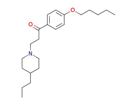 1-(4-pentyloxy-phenyl)-3-(4-propyl-piperidino)-propan-1-one