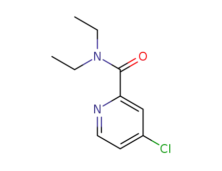Molecular Structure of 851903-41-8 (4-CHLORO-N,N-DIETHYL-PYRIDINE-2-CARBOXAMIDE)