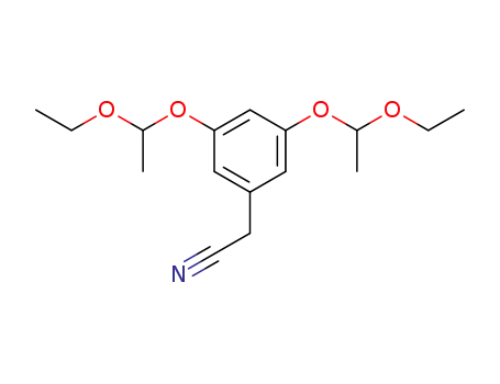 2-[3,5-bis(1-ethoxyethoxy)phenyl]acetonitrile