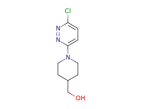Molecular Structure of 1094223-48-9 ([1-(6-Chloropyridazin-3-yl)piperidin-4-yl]methanol)