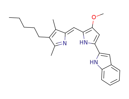 (Z)-2-(5-((3,5-dimethyl-4-pentyl-2H-pyrrol-2-ylidene)methyl)-4-methoxy-1H-pyrrol-2-yl)-1H-indole