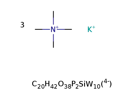 γ-(tetramethylammonium)3K[SiW10O36(OPC10H21)2]