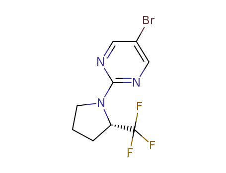 (S)-5-bromo-2-(2-(trifluoromethyl)pyrrolidin-1-yl)pyrimidine