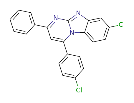 8-chloro-4-(4-chlorophenyl)-2-phenylbenzo[4,5]imidazo[1,2-a]pyrimidine