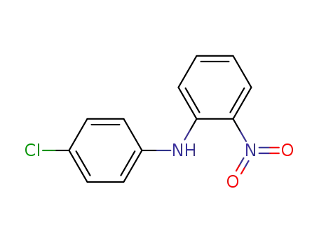 Molecular Structure of 23008-56-2 (N-(4-CHLOROPHENYL)-2-NITROBENZENAMINE)