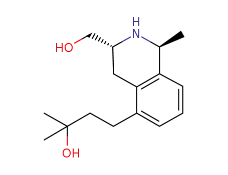 4-[(1S,3R)-3-(hydroxymethyl)-1-methyl-1,2,3,4-tetrahydroisoquinolin-5-yl]-2-methyl-butan-2-ol