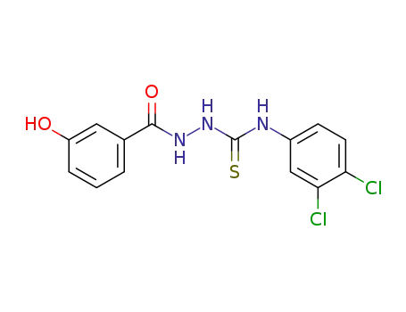 4-(3,4-dichlorophenyl)-1-(3-hydroxybenzoyl)-3-thiosemicarbazide