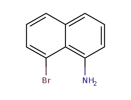Molecular Structure of 62456-34-2 (8-Bromonaphthalen-1-ylamine)