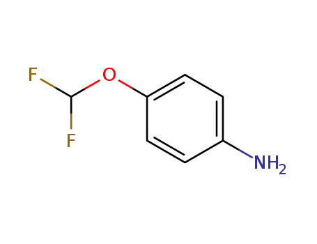 Molecular Structure of 22236-10-8 (4-(Difluoromethoxy)aniline)