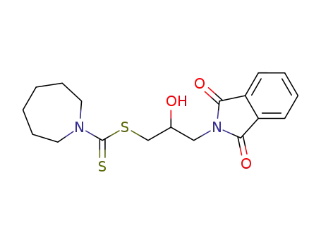 3-(1,3-dioxoisoindolin-2-yl)-2-hydroxypropyl azepane-1-carbodithioate