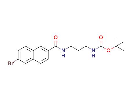 tert-butyl 3-(6-bromo-2-naphthamido)propylcarbamate