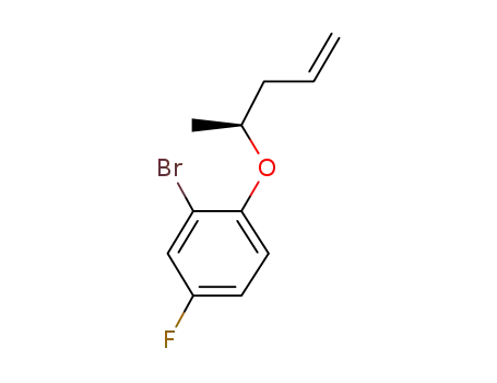 (S)-2-bromo-4-fluoro-1-(pent-4-en-2-yloxy)benzene