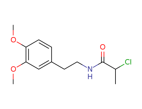 34164-16-4,N-(2-(3,4-DIMETHOXYPHENYL)ETHYL)-2-CHLOROPROPANAMIDE,