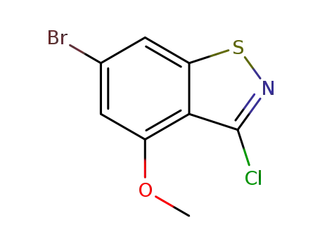 3-chloro-4-methoxy-6-bromo-1,2-benzoisothiazole
