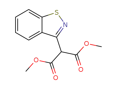 dimethyl 2,1-benzoisothiazole-3-malonate