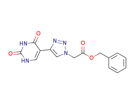 benzyl 2-[4-(uracil-5-yl)-1H-1,2,3-triazol-1-yl]acetate