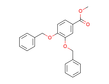 Molecular Structure of 54544-05-7 (Methyl 3,4-bis(benzyloxy)benzoate)