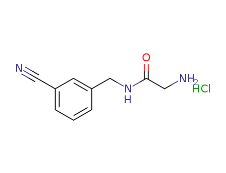 2-amino-N-(3-cyanobenzyl)acetamide hydrochloride