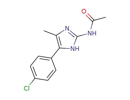 N-(5-(4-chlorophenyl)-4-methyl-1H-imidazol-2-yl)acetamide