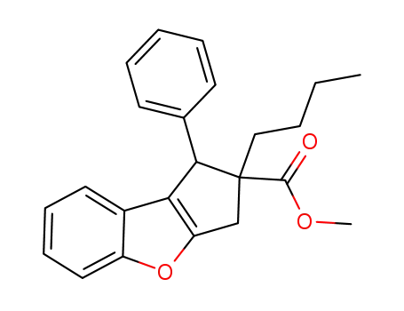 methyl 2-butyl-1-phenyl-2,3-dihydro-1H-benzo[b]cyclopenta[d]furan-2-carboxylate