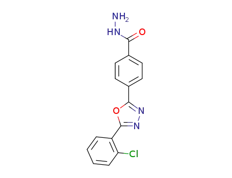 4-(5-(2-chlorophenyl)-1,3,4-oxadiazol-2-yl)benzohydrazide