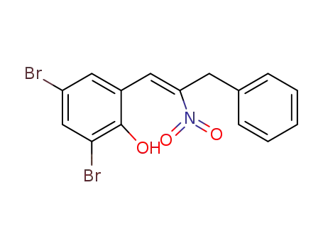 2,4-dibromo-6-[(Z)-2-nitro-3-phenylprop-1-en-1-yl]phenol
