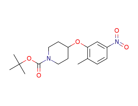 4-(2-methyl-5-nitrophenoxy)piperidine-1-carboxylic acid tert-butyl ester