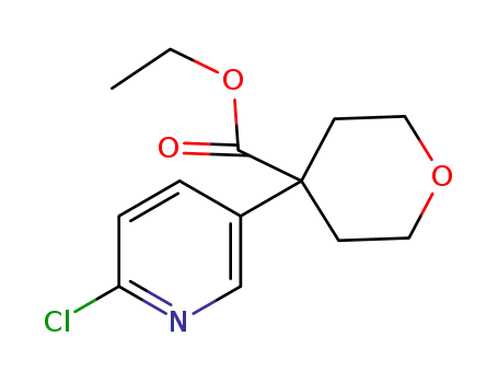 ethyl 4-(6-chloropyridin-3-yl)tetrahydro-2H-pyran-4-carboxylate